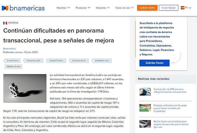 Continan dificultades en panorama transaccional, pese a seales de mejora